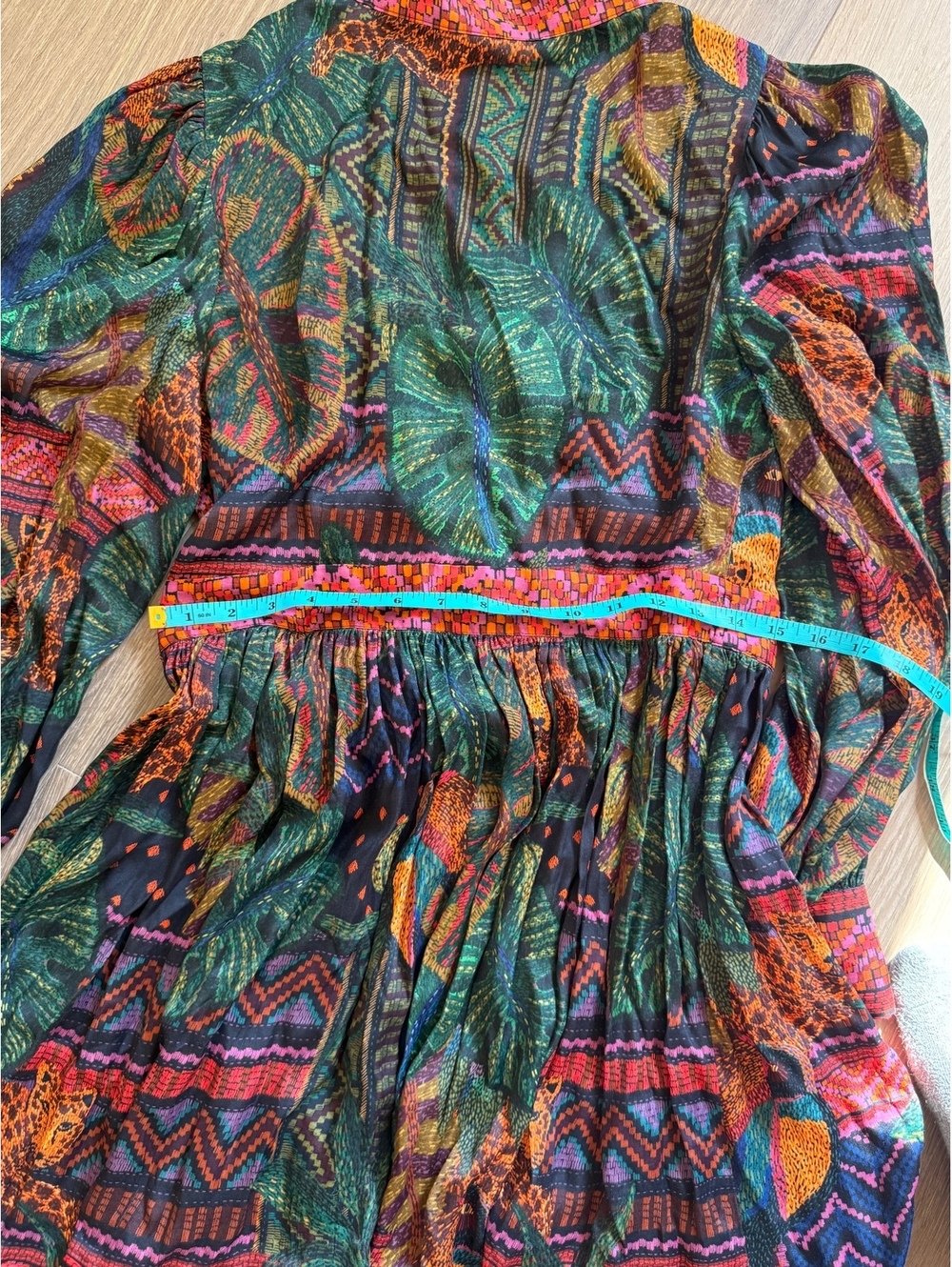 Farm Rio dress size small stunning floral tropical print - Picture 7 of 8